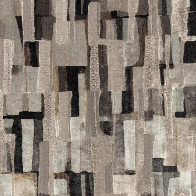 【海外取寄品】BLACK edition(ブラックエディション) Quadrata クッション(Mercury) 60x40cm 中材付