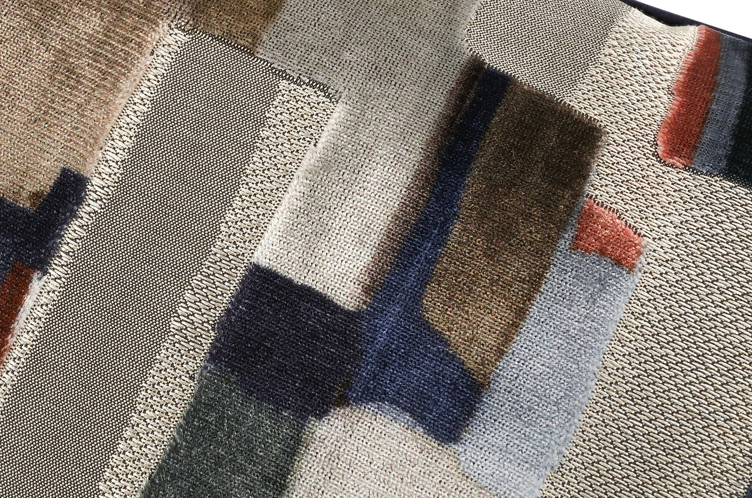 【海外取寄品】BLACK edition(ブラックエディション) Quadrata クッション(Lazurite) 60x40cm 中材付