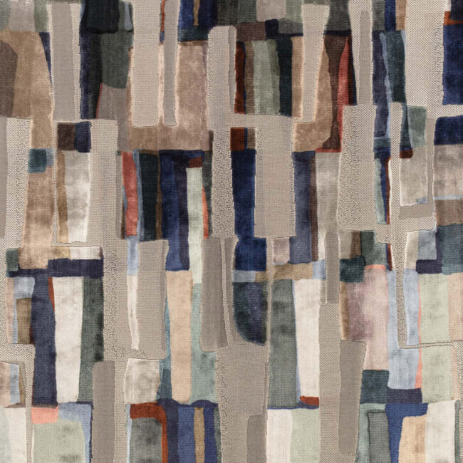 【海外取寄品】BLACK edition(ブラックエディション) Quadrata クッション(Lazurite) 60x40cm 中材付