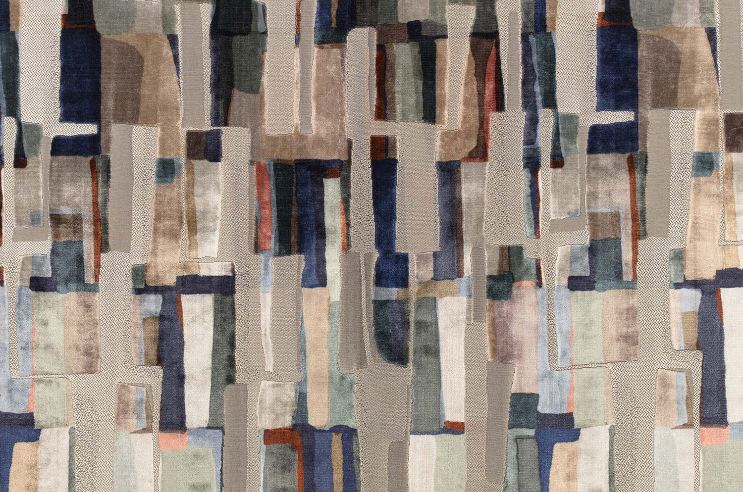 【海外取寄品】BLACK edition(ブラックエディション) Quadrata クッション(Lazurite) 60x40cm 中材付