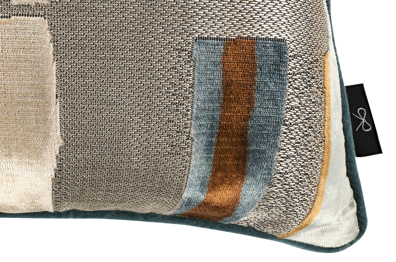 【海外取寄品】BLACK edition(ブラックエディション) Quadrata クッション(Sienna) 60x40cm 中材付