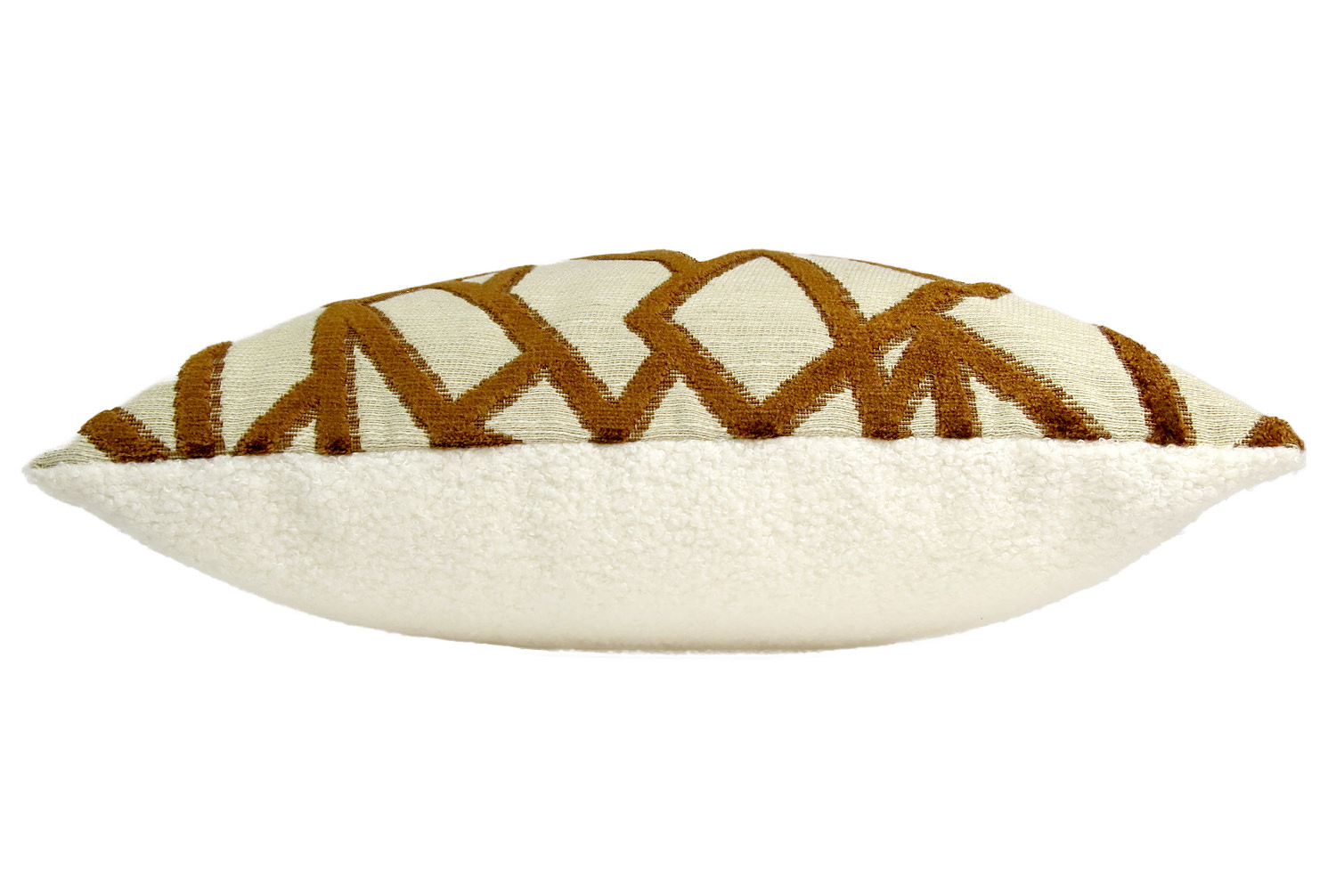 The BLUES ブルース フレンチジャガードベルベット×ブークレ クッションカバー 45×45cm