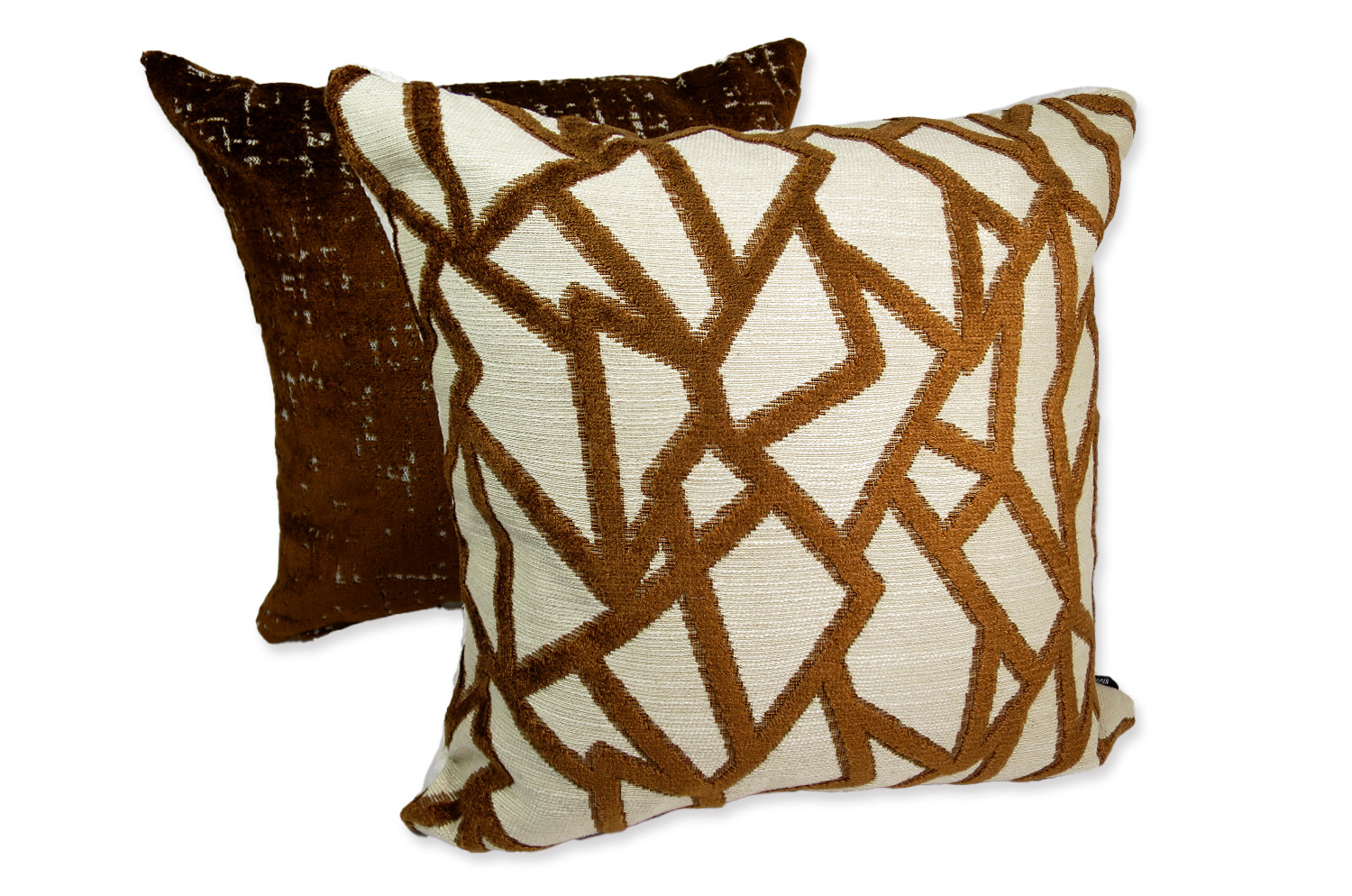 The BLUES ブルース フレンチジャガードベルベット×ブークレ クッションカバー 45×45cm