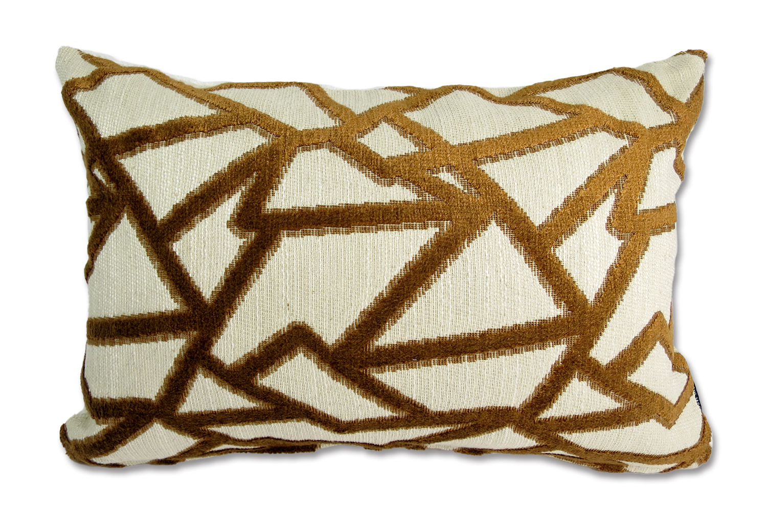 The BLUES ブルース フレンチジャガードベルベット×ブークレ クッション 45×30cm 中材付