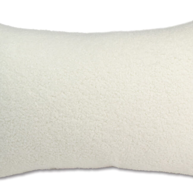 The BLUES ブルース フレンチジャガードベルベット×ブークレ クッション 45×30cm 中材付