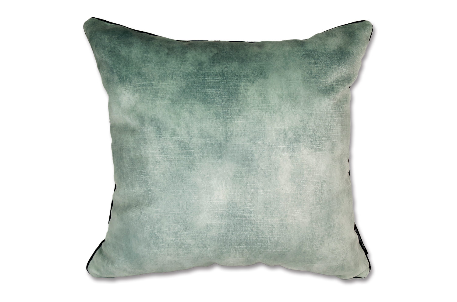 ニット・ベルベット クッションカバー (アクアグリーン) 40×40cm