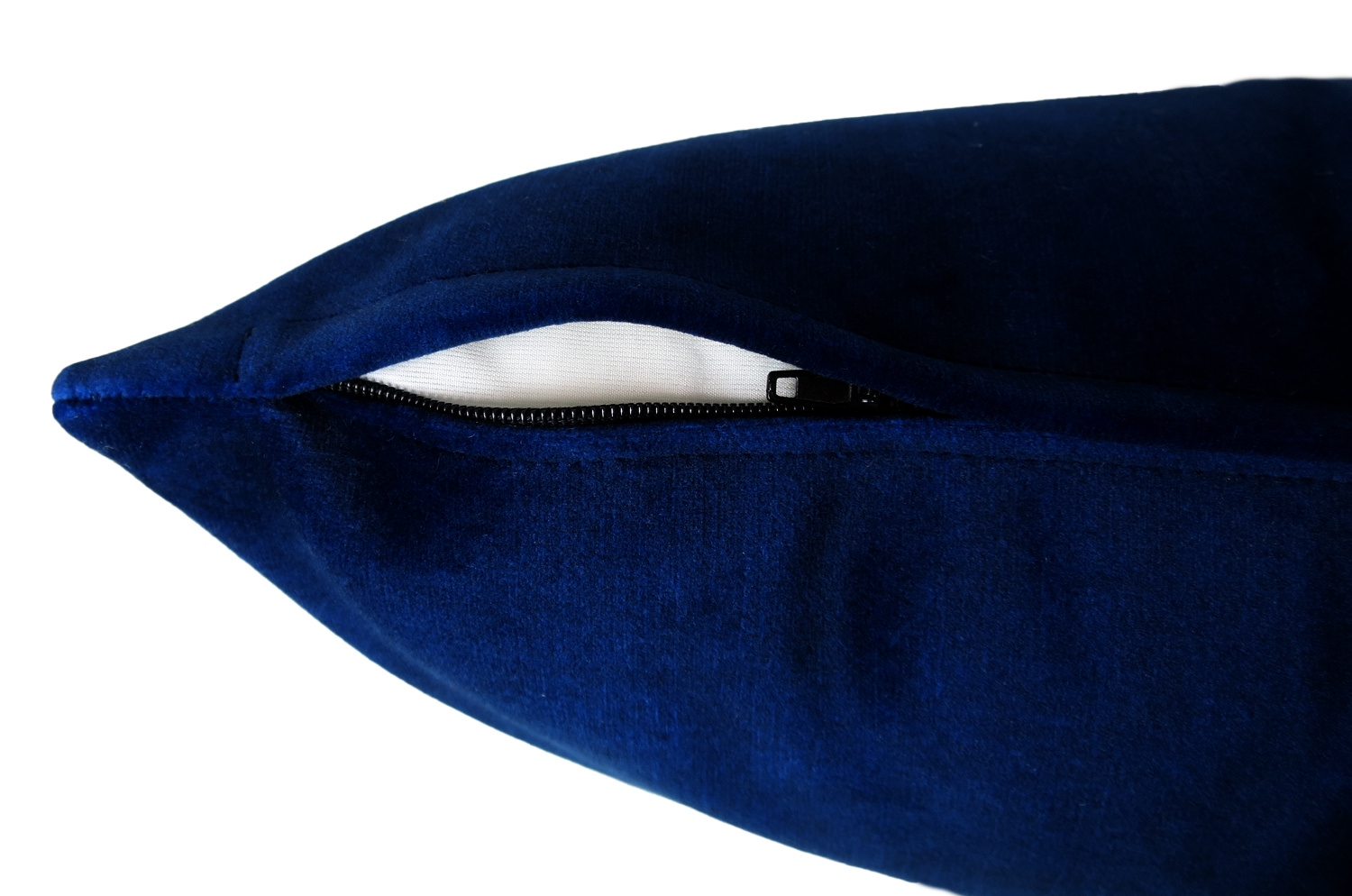 The CASAMANCE カサマンス ニット・ベルベット クッション(ネイビー) 45×30cm 中材付