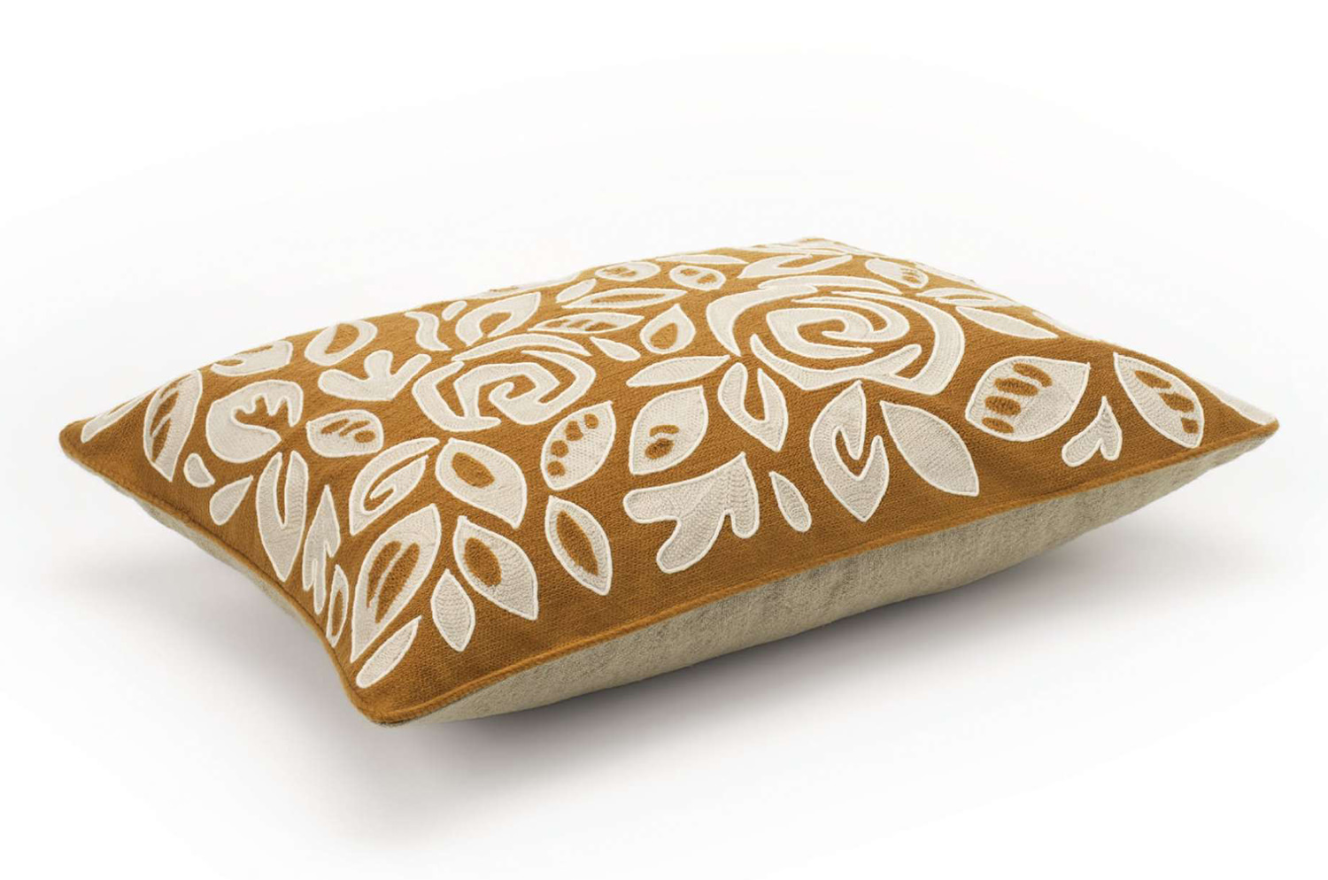 【海外取寄品】ELITIS(エリティス) Aimee クッション(Ocre) 55x40cm 中材付