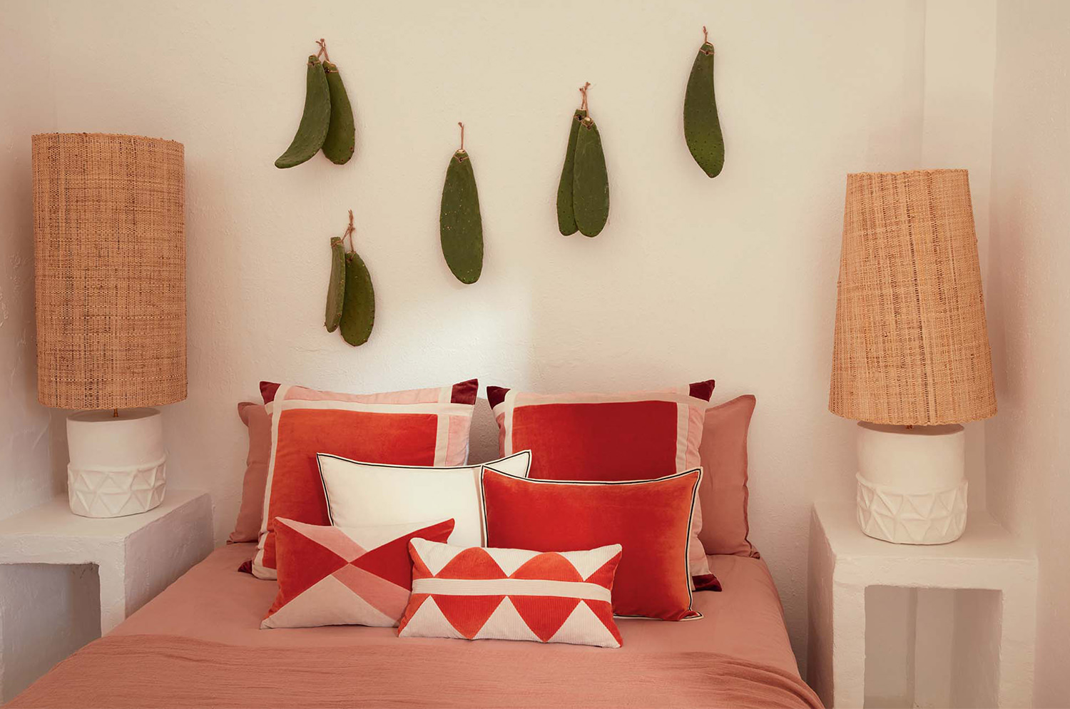 【海外取寄品】ELITIS(エリティス) Aristote クッション(Meringue) 55x40cm 中材付