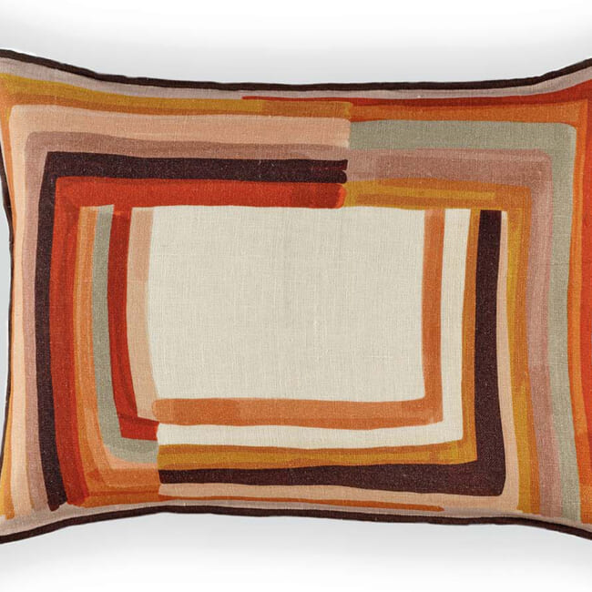 【海外取寄品】ELITIS(エリティス) Atelier クッション(Grenadine) 55x40cm 中材付