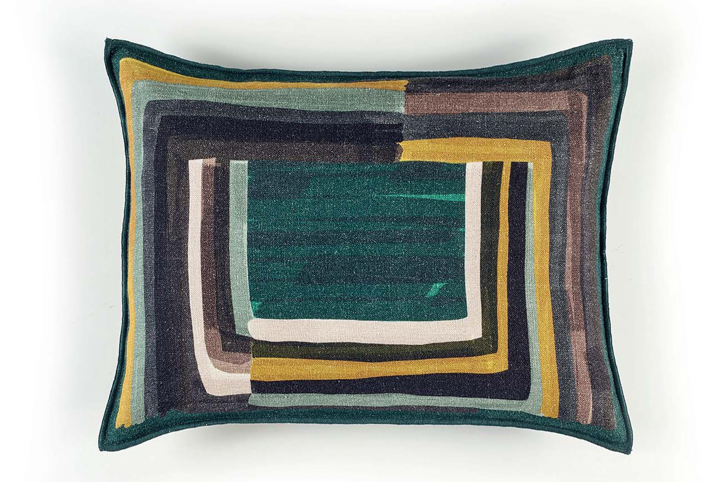 【海外取寄品】ELITIS(エリティス) Atelier クッション(Obsidian) 55x40cm 中材付