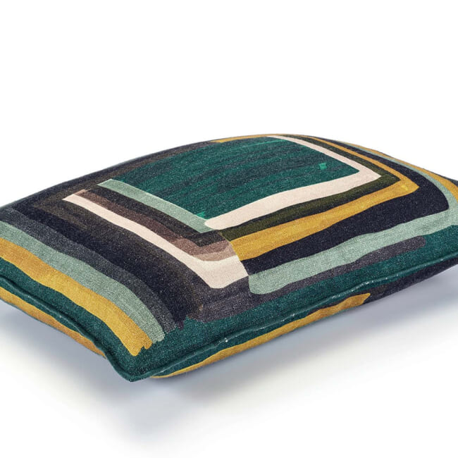 【海外取寄品】ELITIS(エリティス) Atelier クッション(Obsidian) 55x40cm 中材付