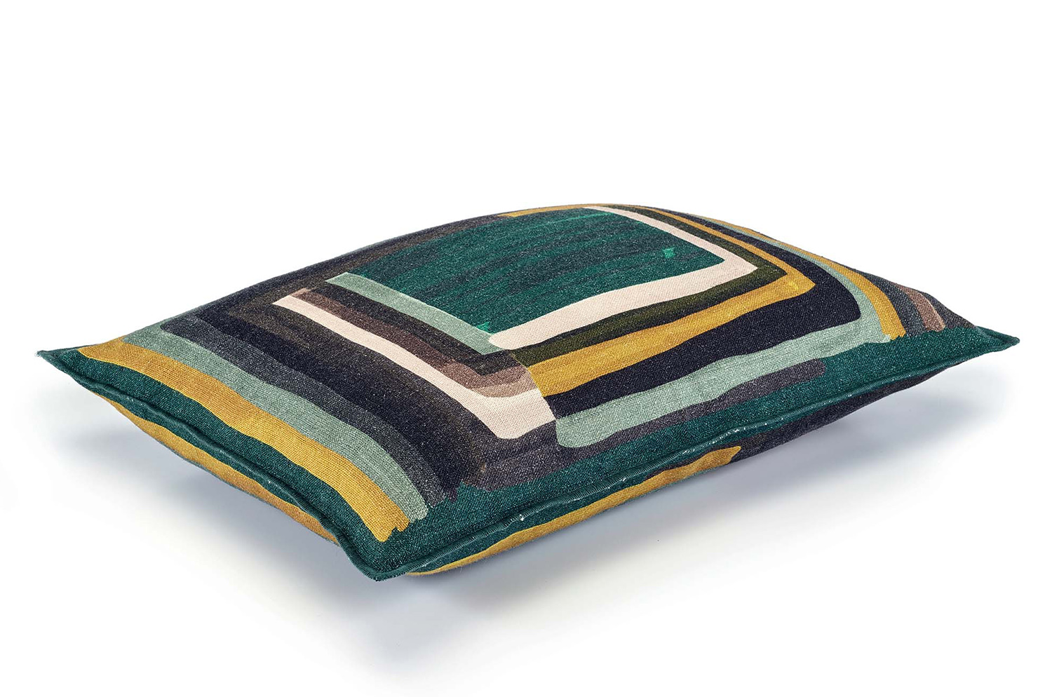 【海外取寄品】ELITIS(エリティス) Atelier クッション(Obsidian) 55x40cm 中材付