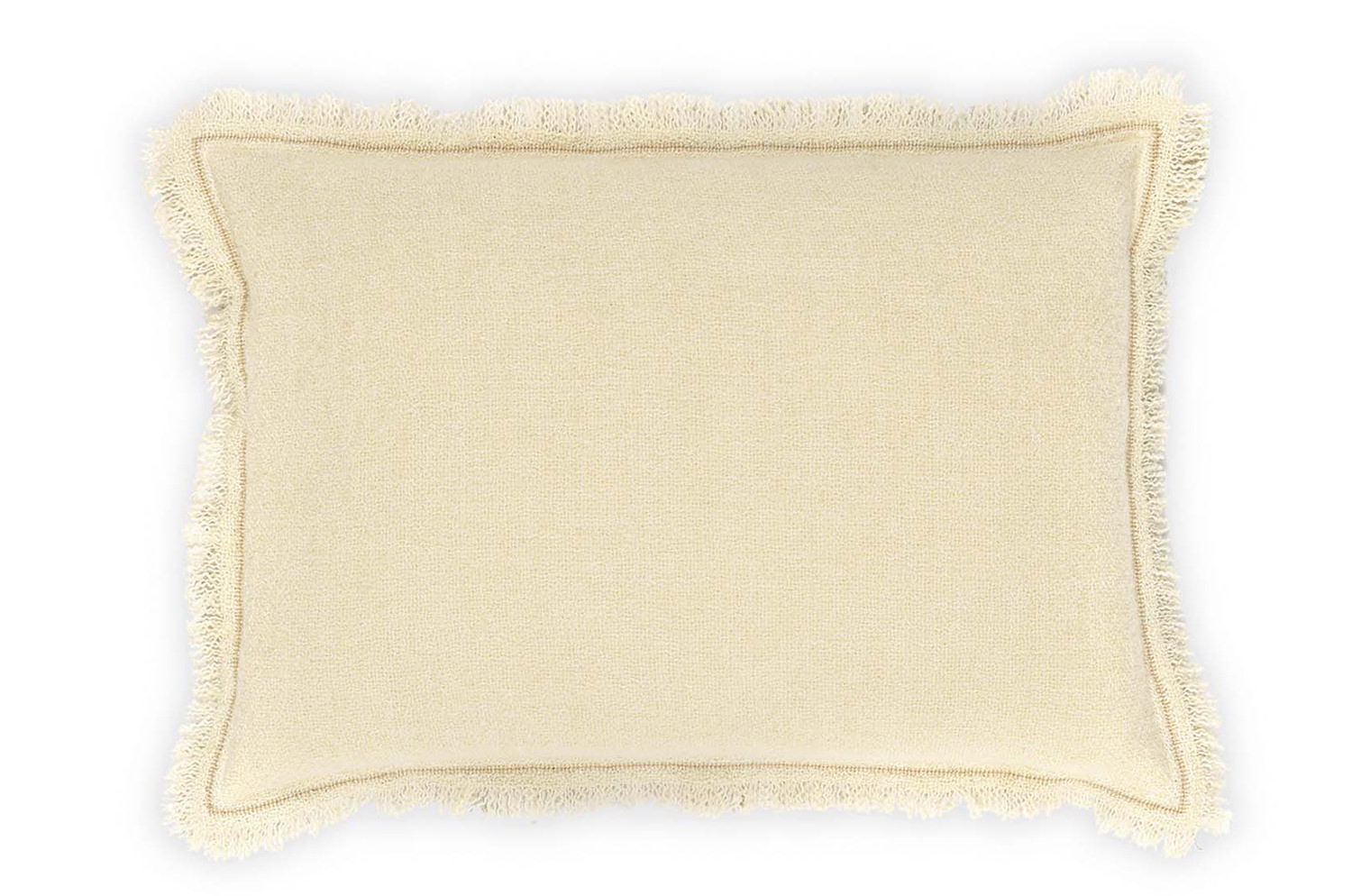 【海外取寄品】ELITIS(エリティス) Balzac クッション(Neige) 55x40cm 中材付