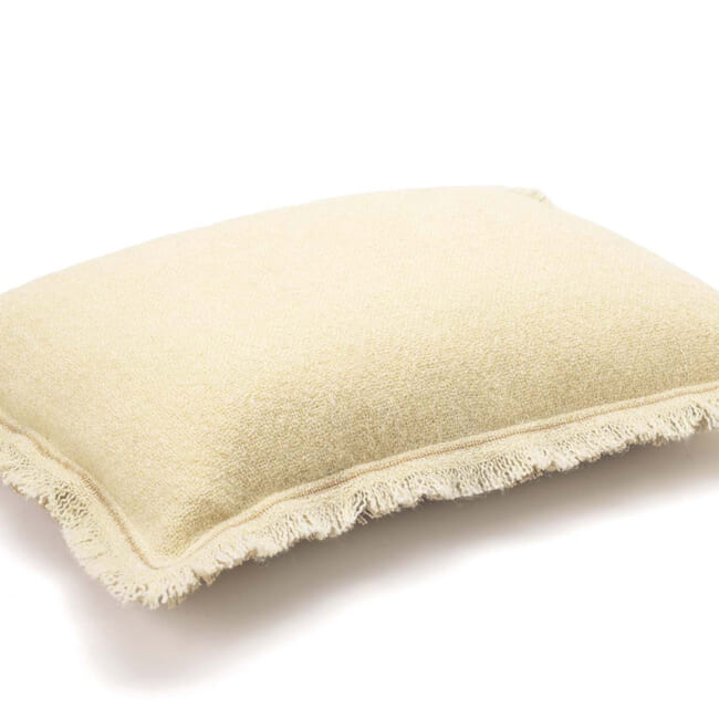 【海外取寄品】ELITIS(エリティス) Balzac クッション(Neige) 55x40cm 中材付