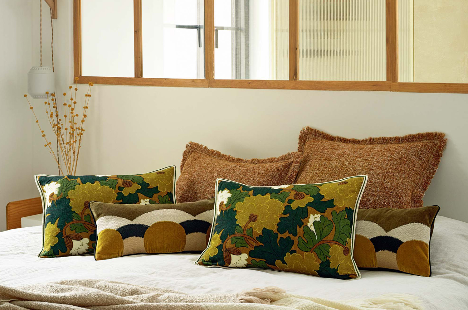 【海外取寄品】ELITIS(エリティス) Balzac クッション(Epices) 55x40cm 中材付