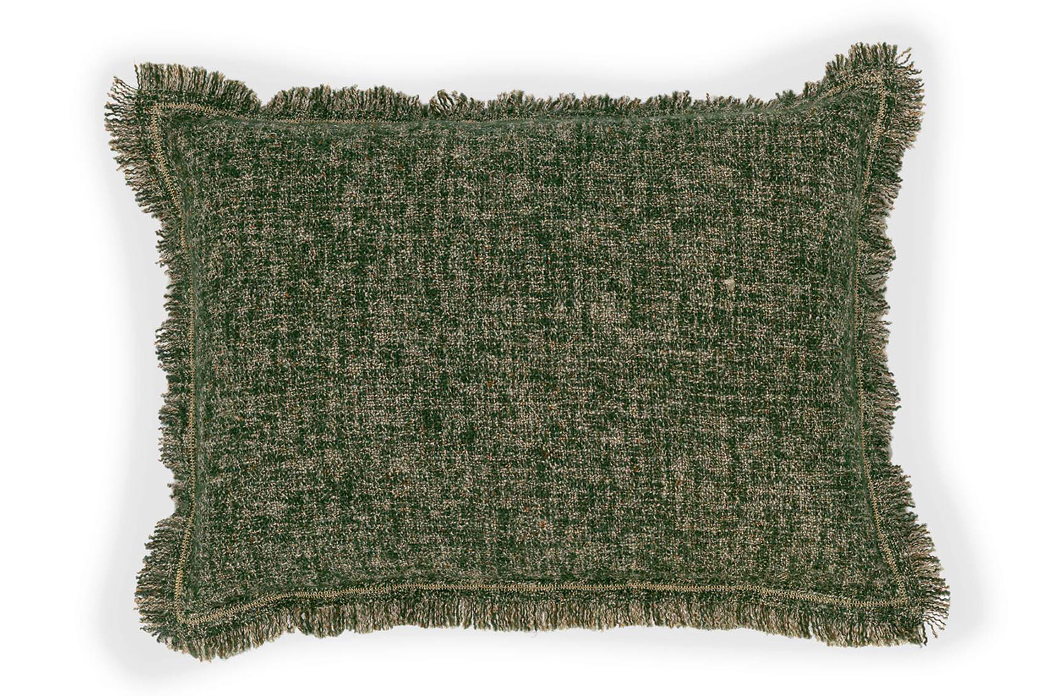 【海外取寄品】ELITIS(エリティス) Balzac クッション(Forêt) 55x40cm 中材付