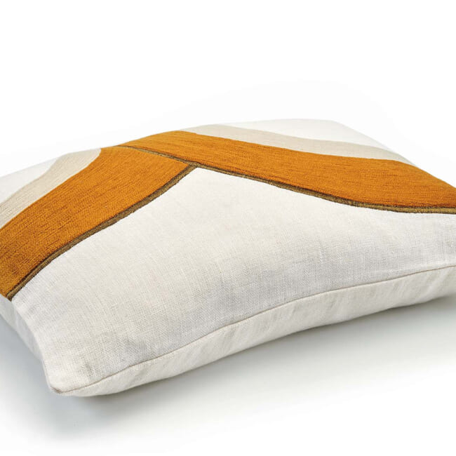 【海外取寄品】ELITIS(エリティス) Bridge クッション(Lemon) 55x40cm 中材付