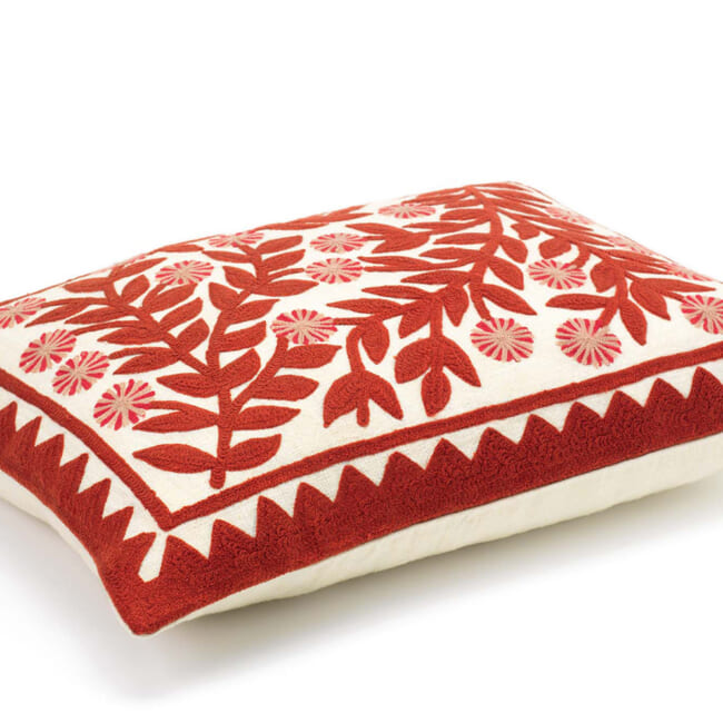 【海外取寄品】ELITIS(エリティス) Canopee クッション(Grenadine) 55x40cm 中材付