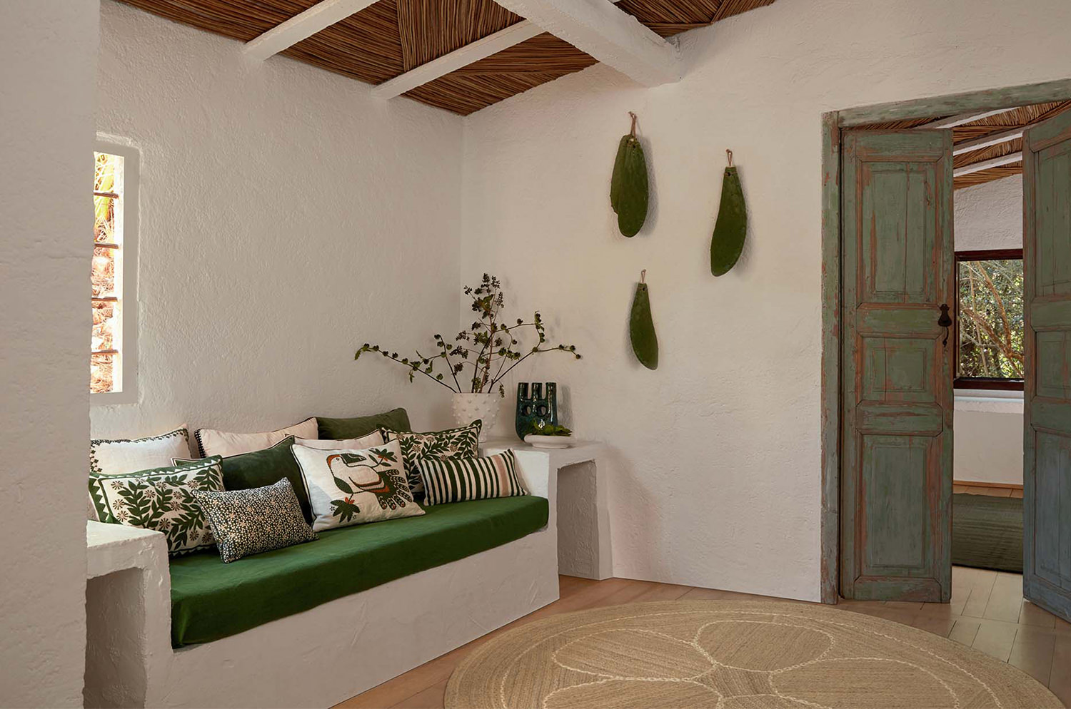 【海外取寄品】ELITIS(エリティス) Canopee クッション(Figuier) 55x40cm 中材付(copy)