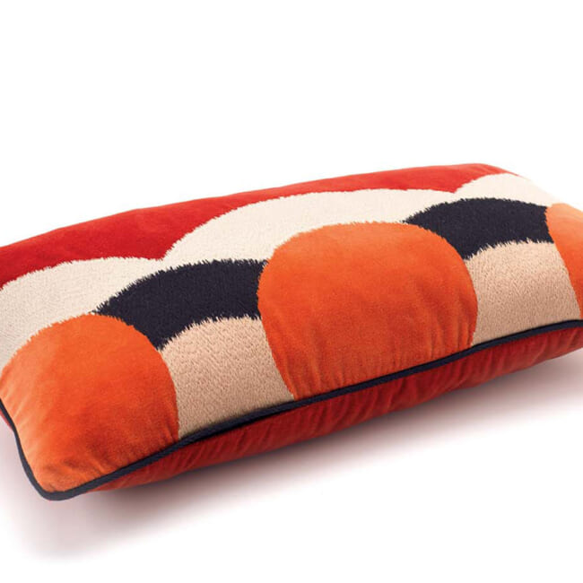 【海外取寄品】ELITIS(エリティス) Celestine クッション(Papaye) 50x25cm 中材付