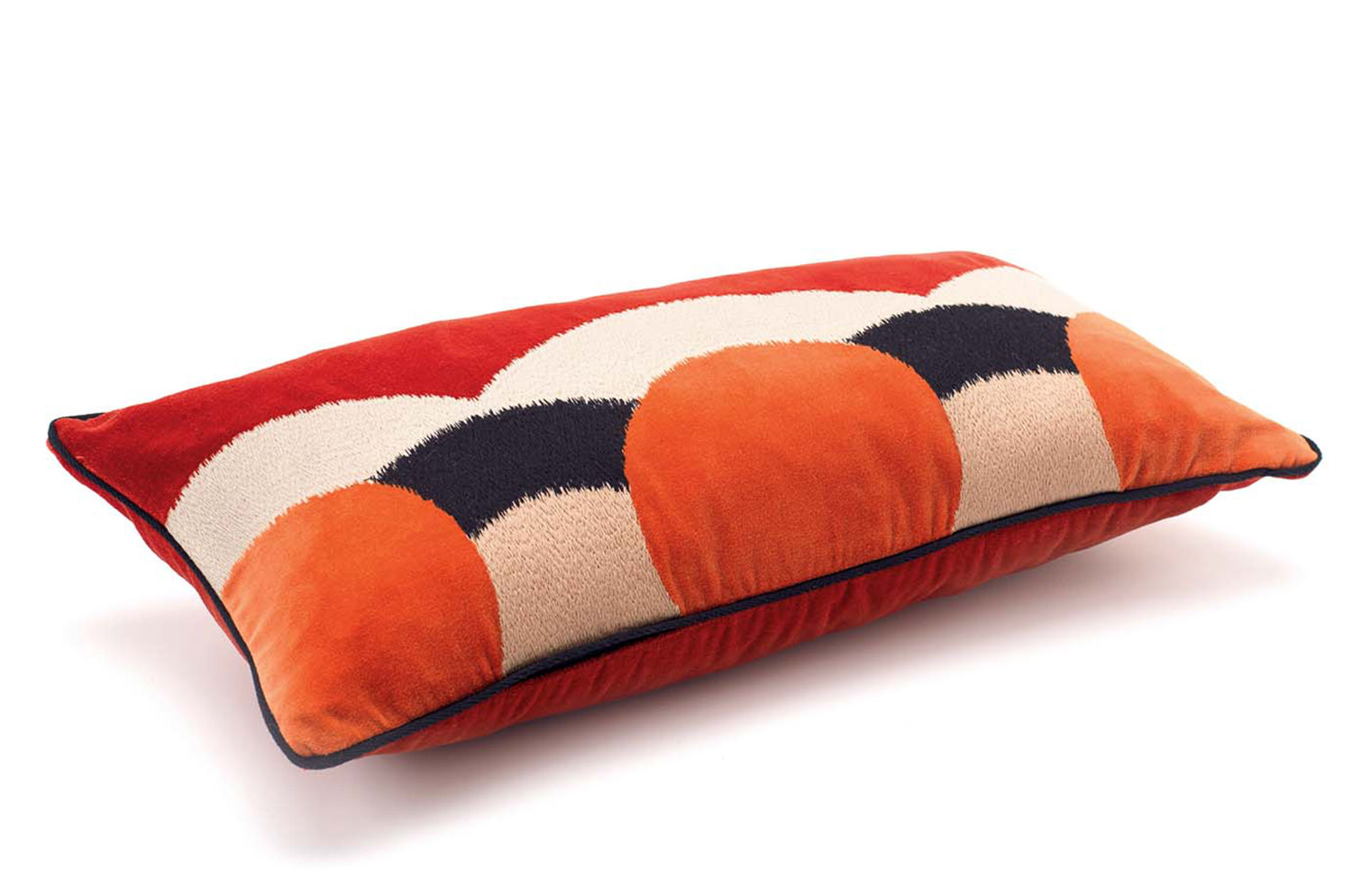 【海外取寄品】ELITIS(エリティス) Celestine クッション(Papaye) 50x25cm 中材付