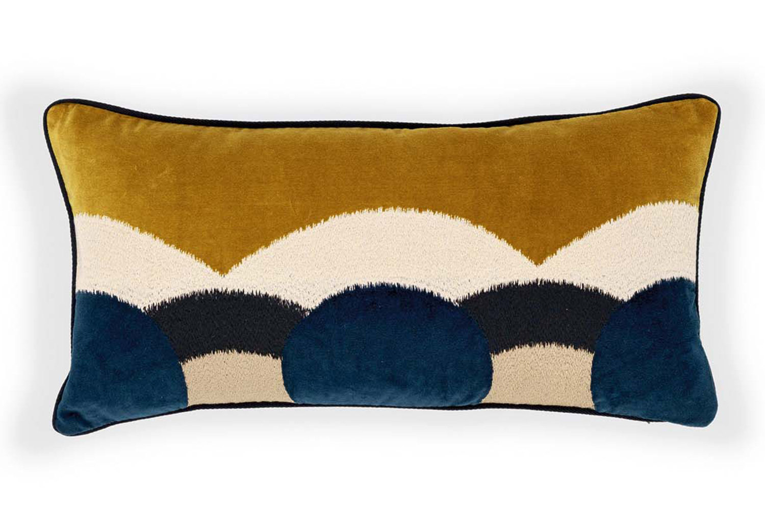 【海外取寄品】ELITIS(エリティス) Celestine クッション(Doré) 50x25cm 中材付