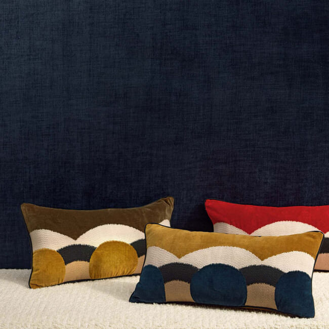 【海外取寄品】ELITIS(エリティス) Celestine クッション(Papaye) 50x25cm 中材付