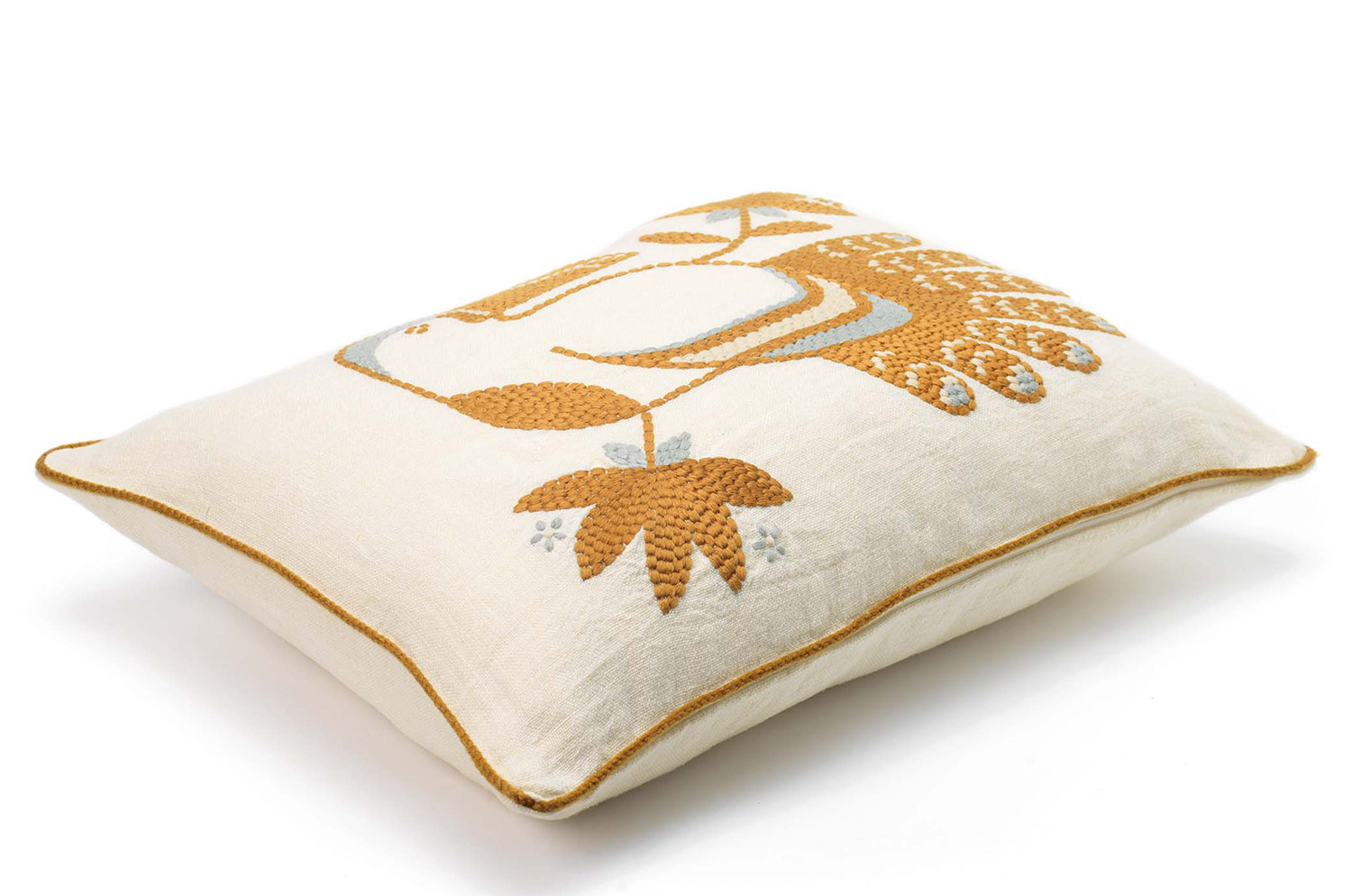 【海外取寄品】ELITIS(エリティス) Cristobal クッション(Safran) 55x40cm 中材付