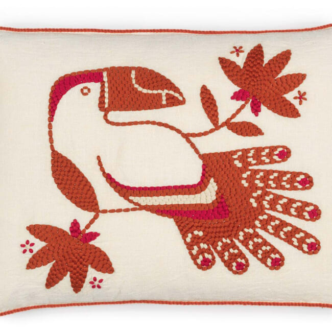 【海外取寄品】ELITIS(エリティス) Cristobal クッション(Grenadine) 55x40cm 中材付