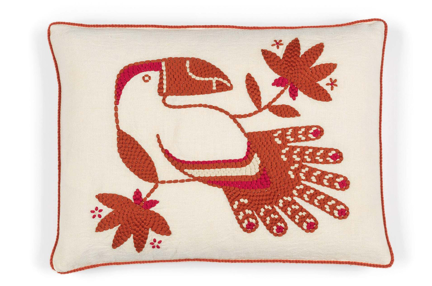 【海外取寄品】ELITIS(エリティス) Cristobal クッション(Grenadine) 55x40cm 中材付