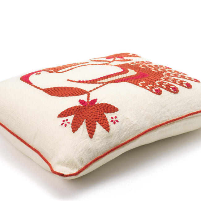 【海外取寄品】ELITIS(エリティス) Cristobal クッション(Grenadine) 55x40cm 中材付