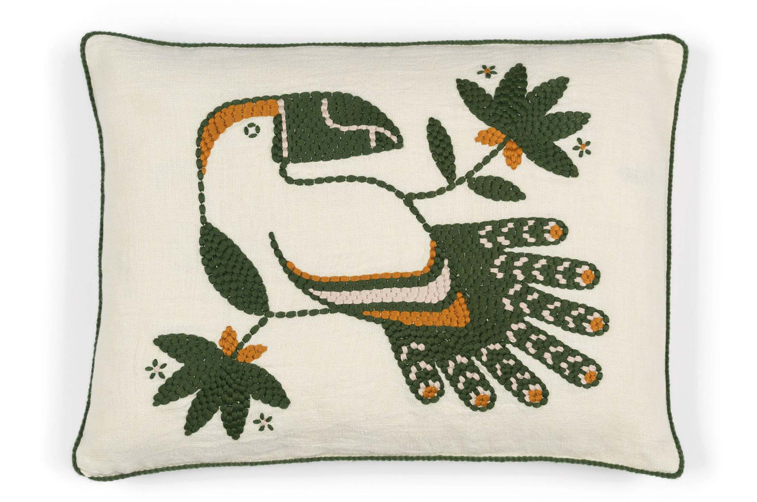 【海外取寄品】ELITIS(エリティス) Cristobal クッション(Figuier) 55x40cm 中材付