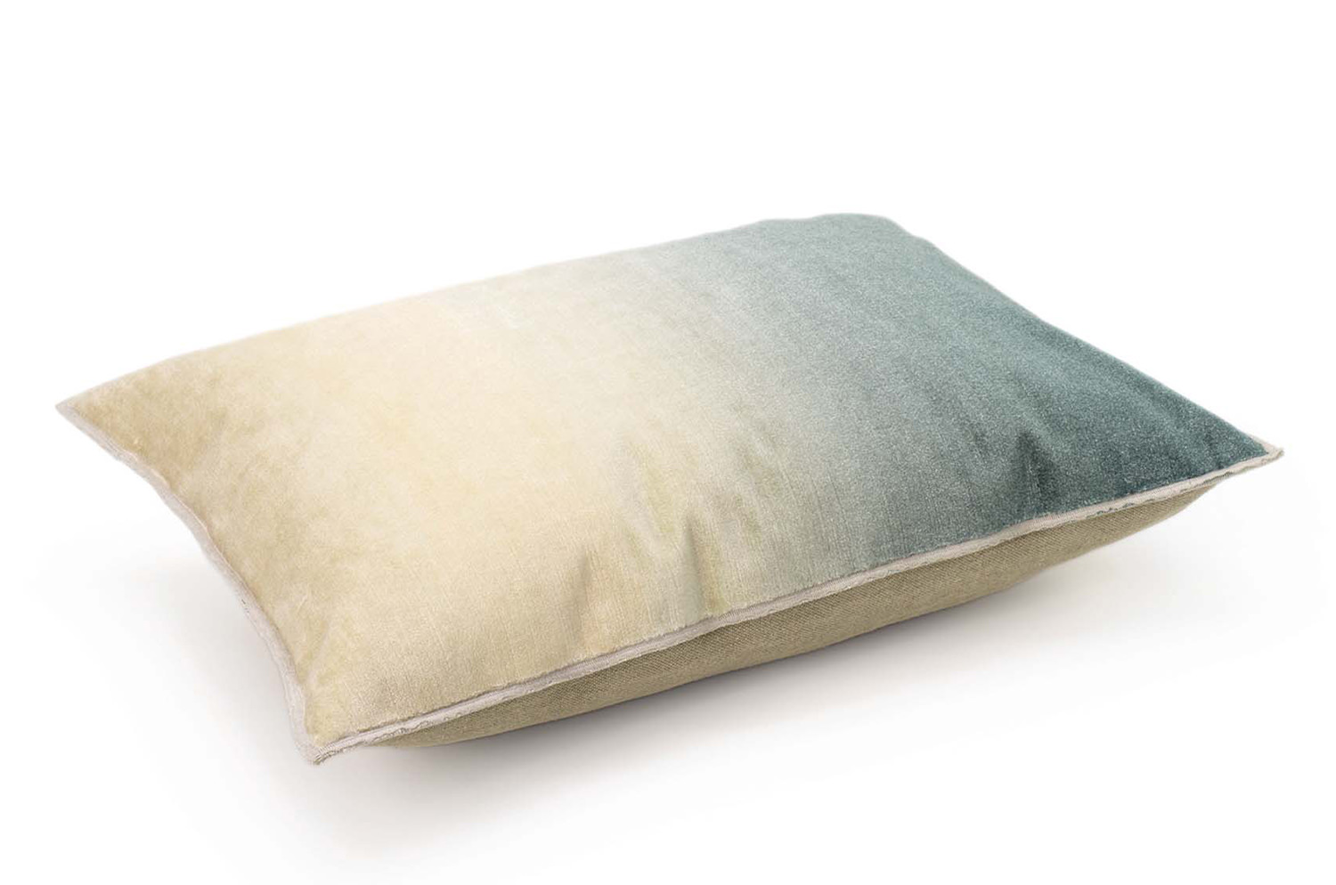 【海外取寄品】ELITIS(エリティス) Fortune クッション(Bleu d'orage) 55x40cm 中材付