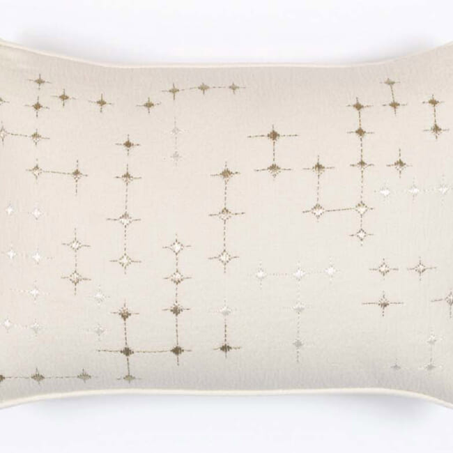 【海外取寄品】ELITIS(エリティス) Gabriel クッション(Neige) 45x30cm 中材付