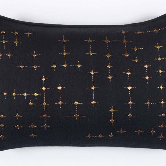 【海外取寄品】ELITIS(エリティス) Gabriel クッション(Minuit) 45x30cm 中材付