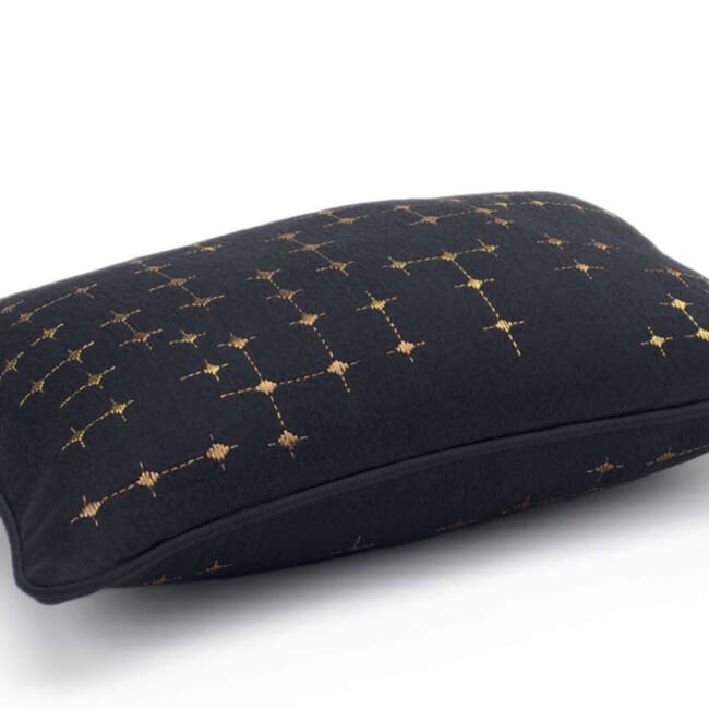 【海外取寄品】ELITIS(エリティス) Gabriel クッション(Minuit) 45x30cm 中材付