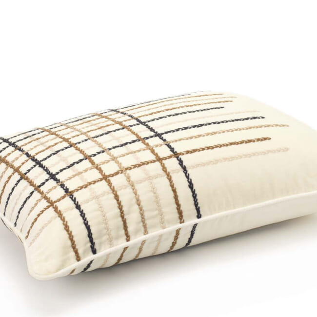 【海外取寄品】ELITIS(エリティス) Henry クッション(Meringue) 55x40cm 中材付