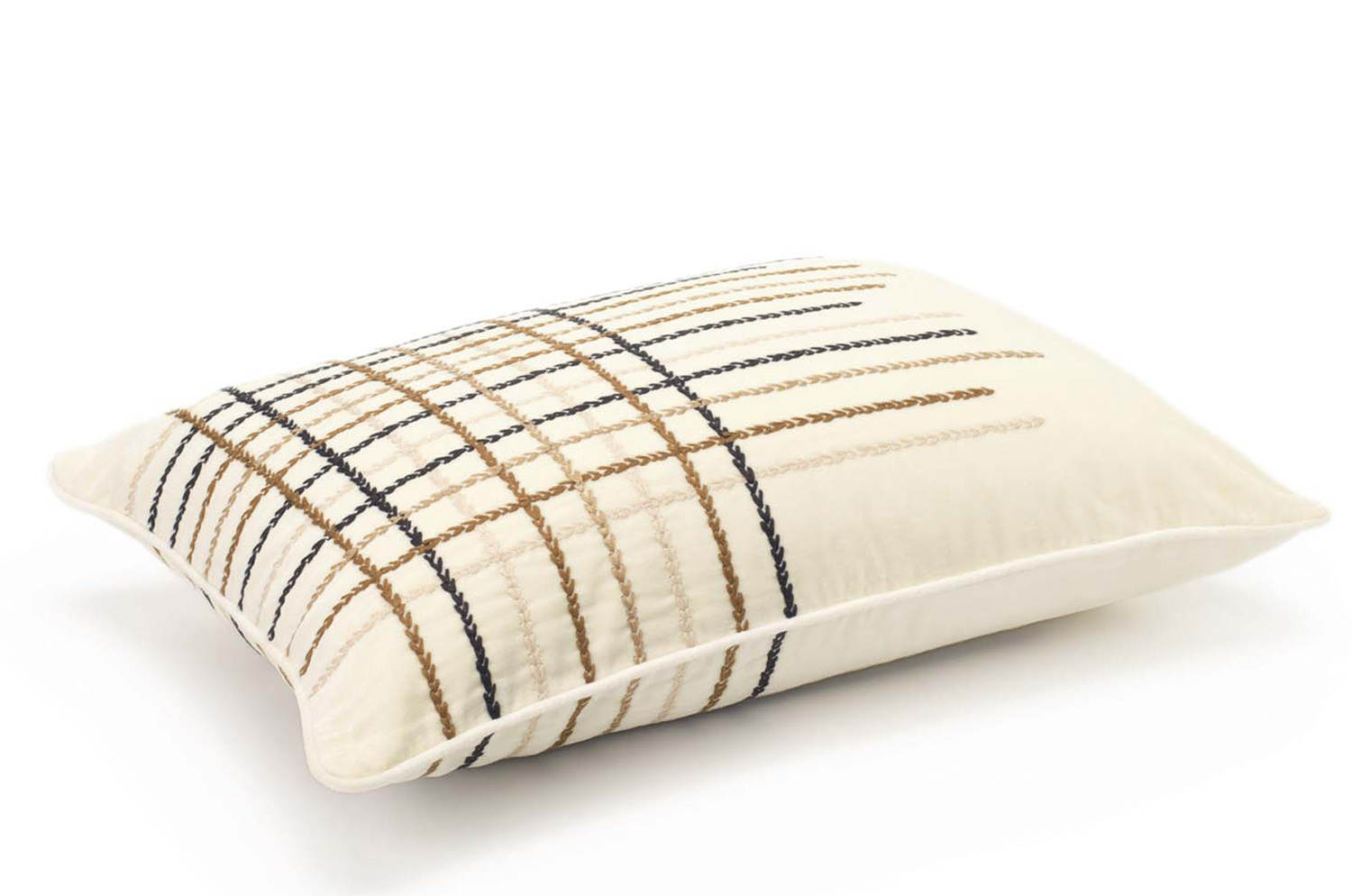 【海外取寄品】ELITIS(エリティス) Henry クッション(Meringue) 55x40cm 中材付