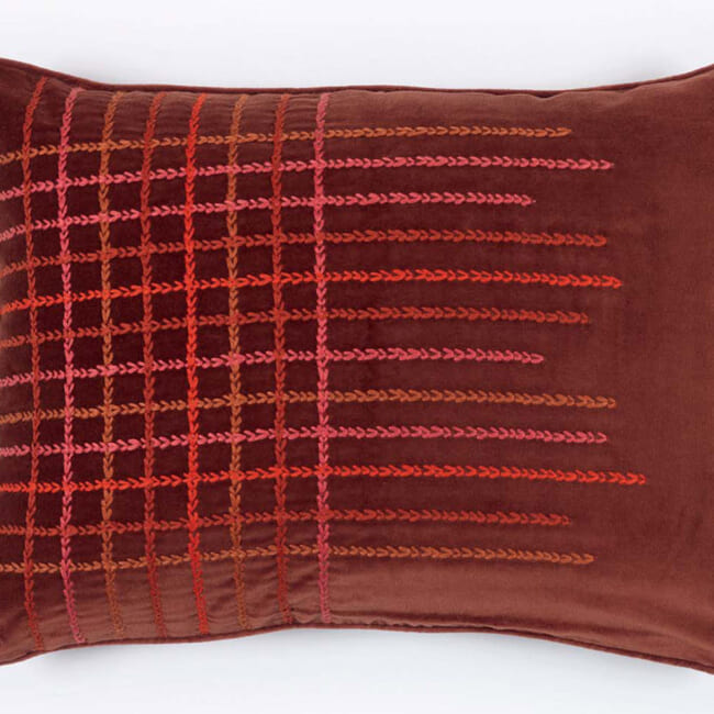 【海外取寄品】ELITIS(エリティス) Henry クッション(Renard) 55x40cm 中材付