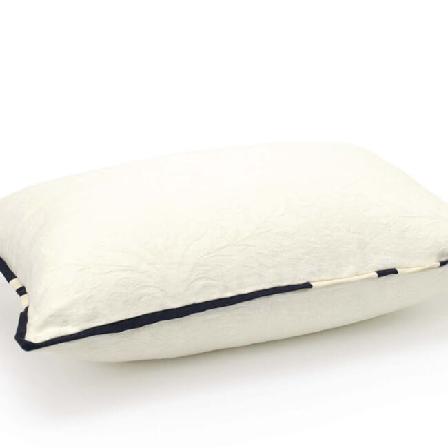 【海外取寄品】ELITIS(エリティス) Hudson クッション(Albâtre) 55x40cm 中材付