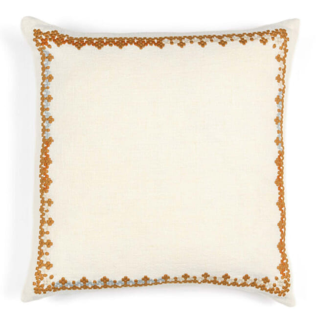 【海外取寄品】ELITIS(エリティス) Maya クッション(Safran) 50x50cm 中材付