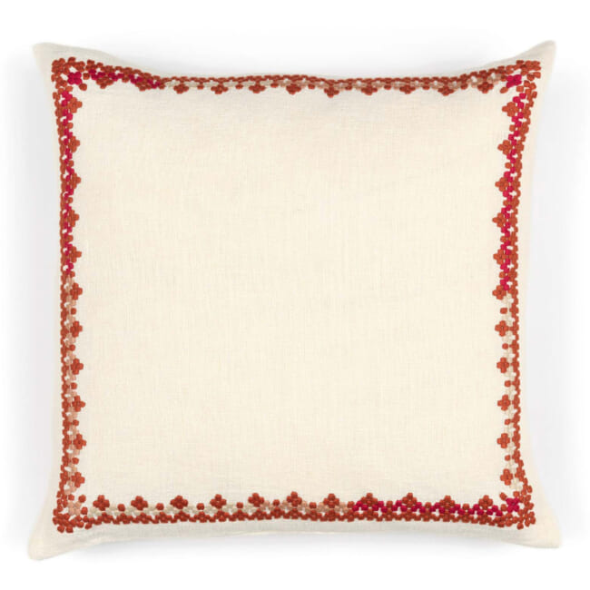 【海外取寄品】ELITIS(エリティス) Maya クッション(Grenadine) 50x50cm 中材付