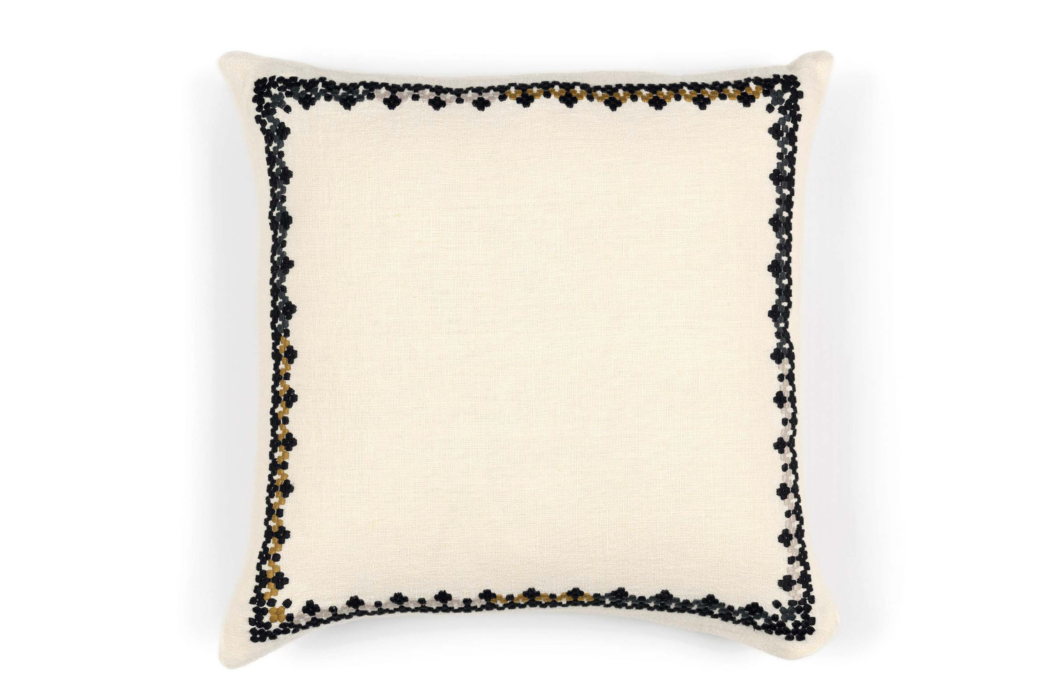 【海外取寄品】ELITIS(エリティス) Maya クッション(Réglisse) 50x50cm 中材付