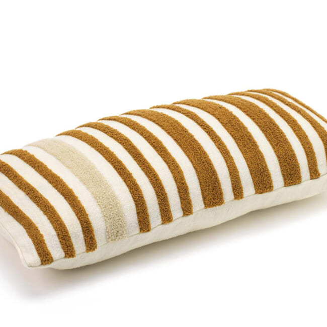 【海外取寄品】ELITIS(エリティス) Monterrey クッション(Safran) 50x25cm 中材付