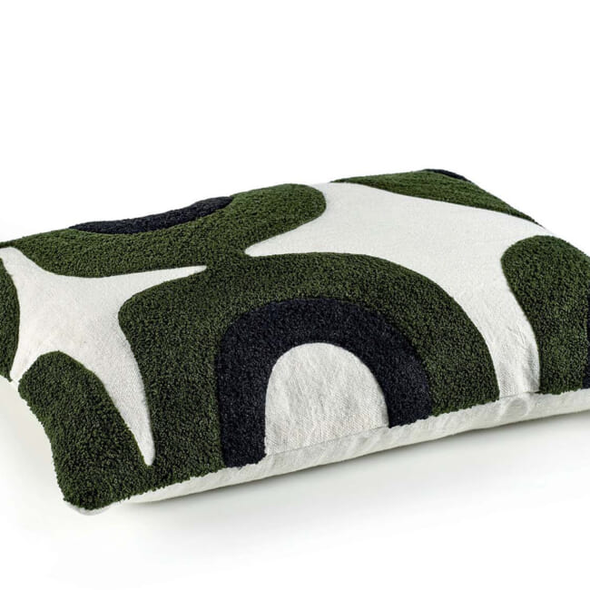 【海外取寄品】ELITIS(エリティス) Nirvana クッション(Kaki) 55x40cm 中材付