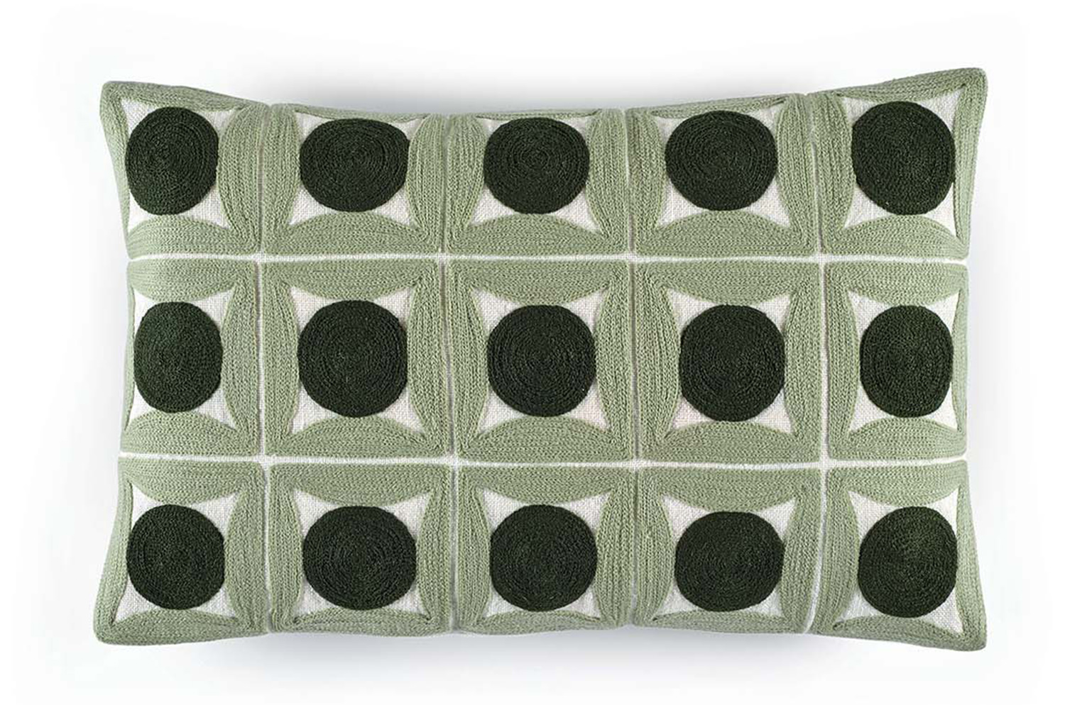 【海外取寄品】ELITIS(エリティス) Samsara クッション(Lichen) 45x30cm 中材付