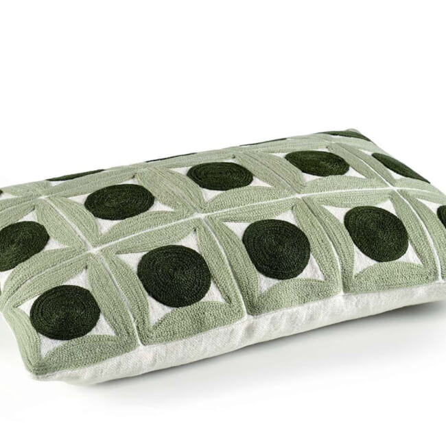 【海外取寄品】ELITIS(エリティス) Samsara クッション(Lichen) 45x30cm 中材付