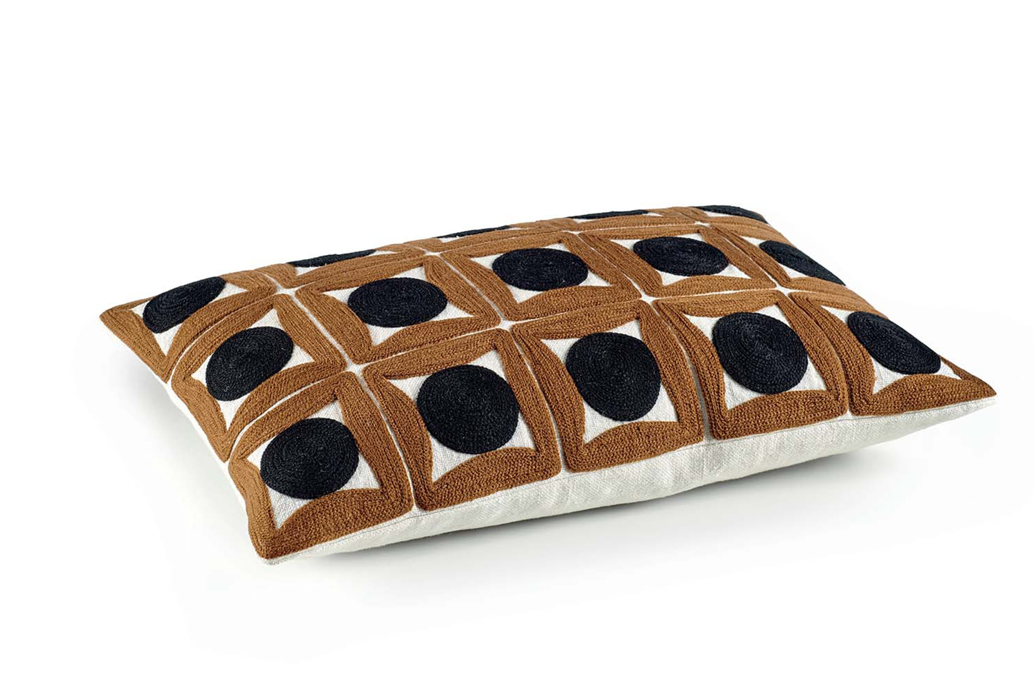 【海外取寄品】ELITIS(エリティス) Samsara クッション(Tabac) 45x30cm 中材付