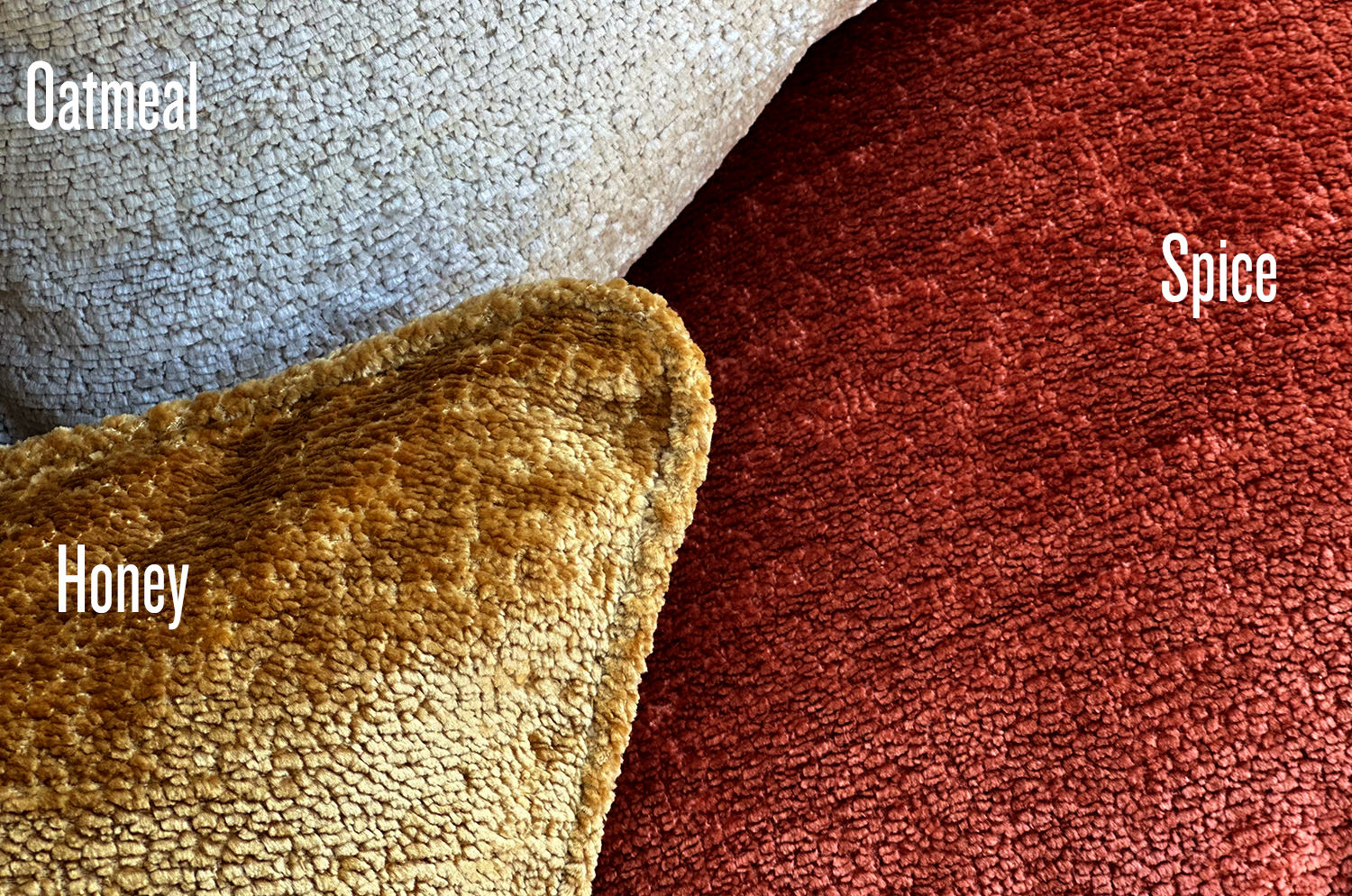 The Noble ソフトグロウベルベット パイピング付クッションカバー(Honey) 50×50cm